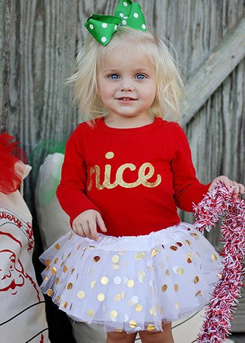 Gold Dot Tutu Skirt | Baby, Girls & Women Sizes | Soft Layered Tulle Tutu - Image 7