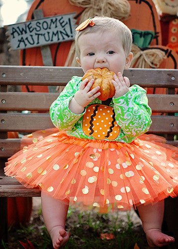 Gold Dot Tutu Skirt | Baby, Girls & Women Sizes | Soft Layered Tulle Tutu - Image 8