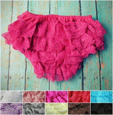 Lace Baby Bloomers - Image 3