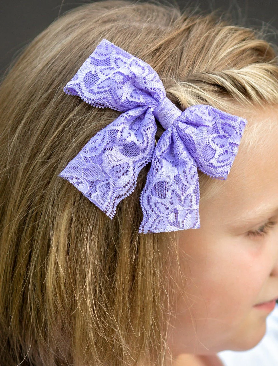 Lace Hair Bow