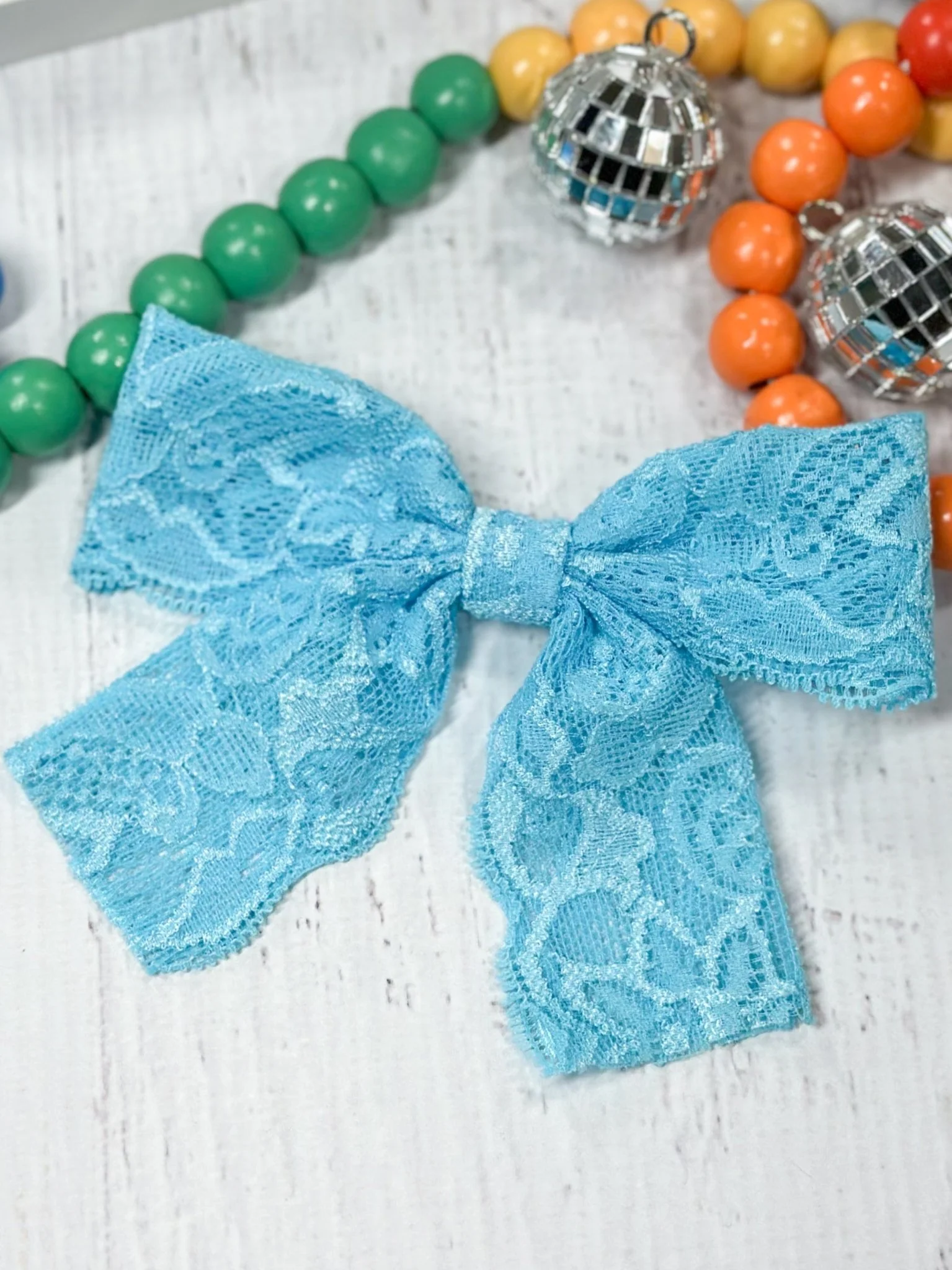 Lace Hair Bow - Image 10