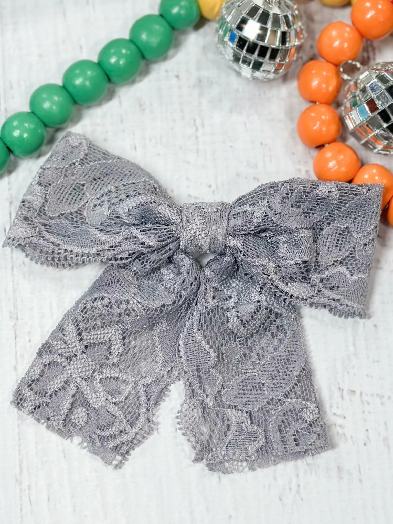 Lace Hair Bow - Image 18