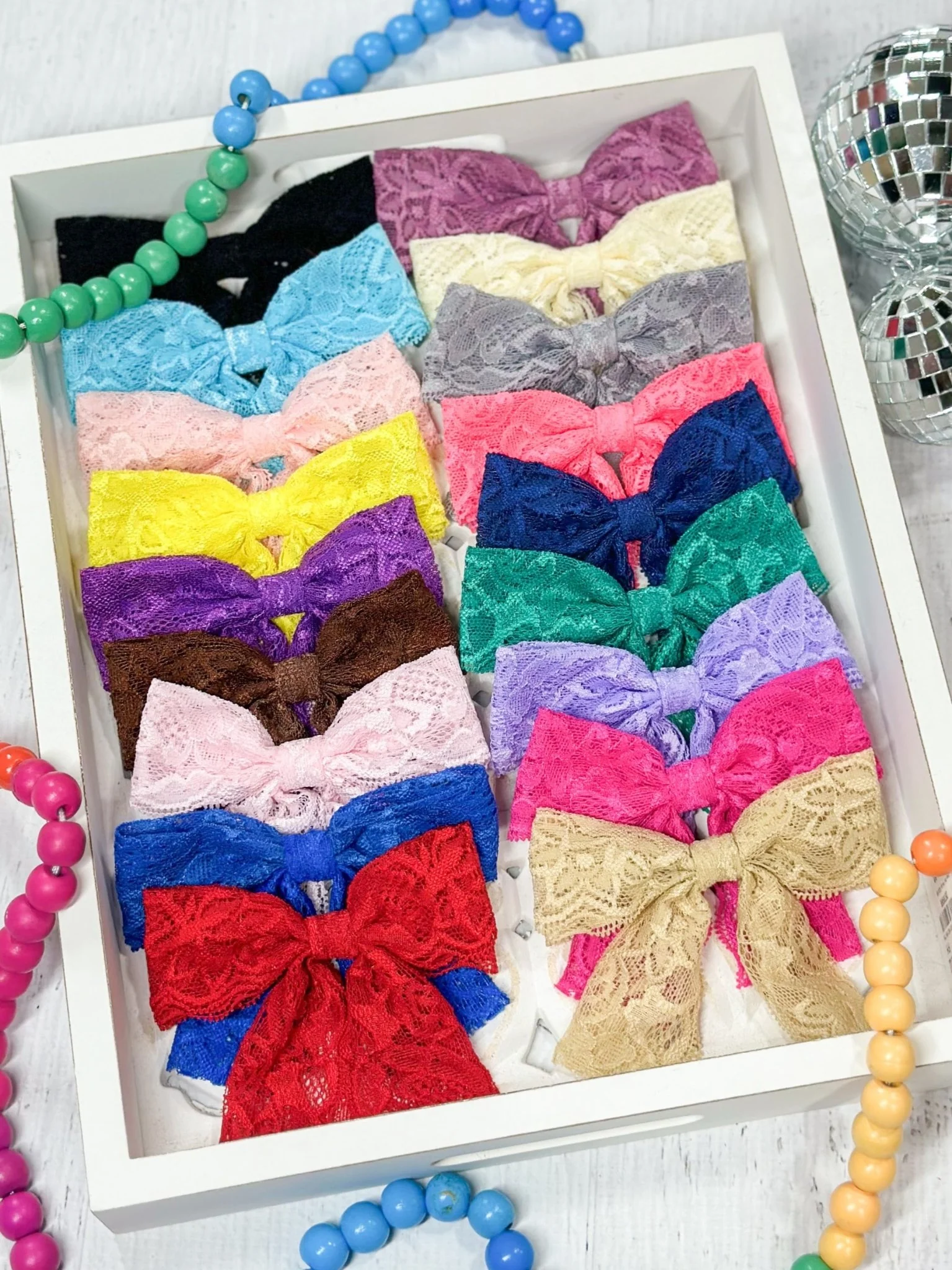 Lace Hair Bow - Image 2