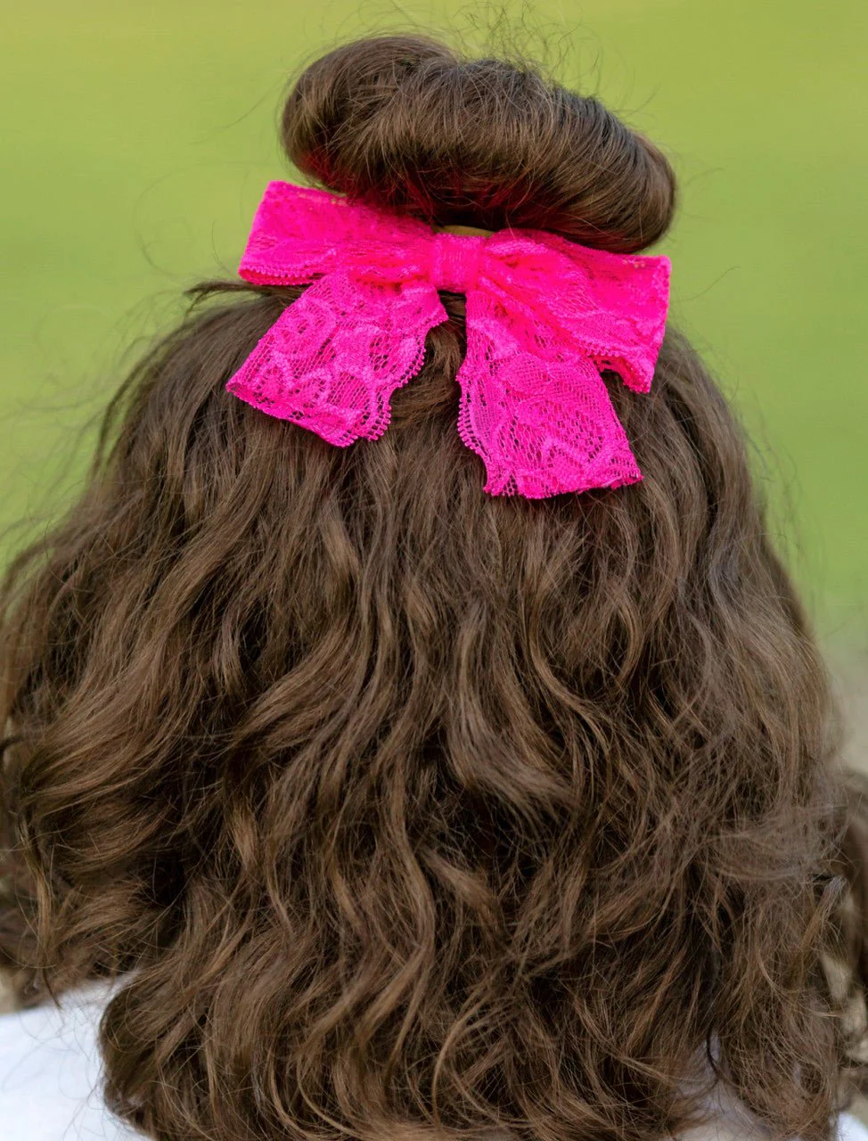 Lace Hair Bow - Image 3
