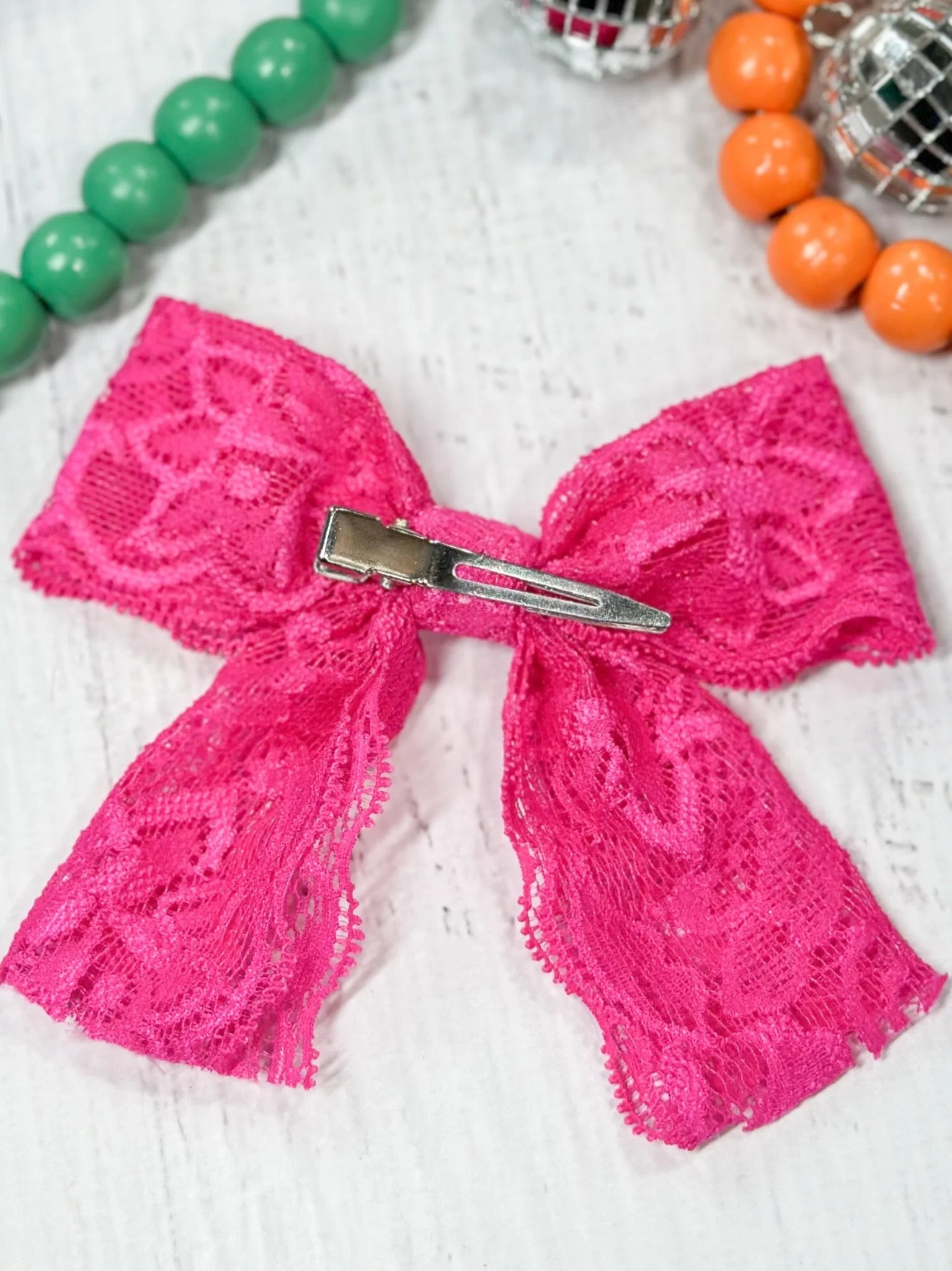Lace Hair Bow - Image 4