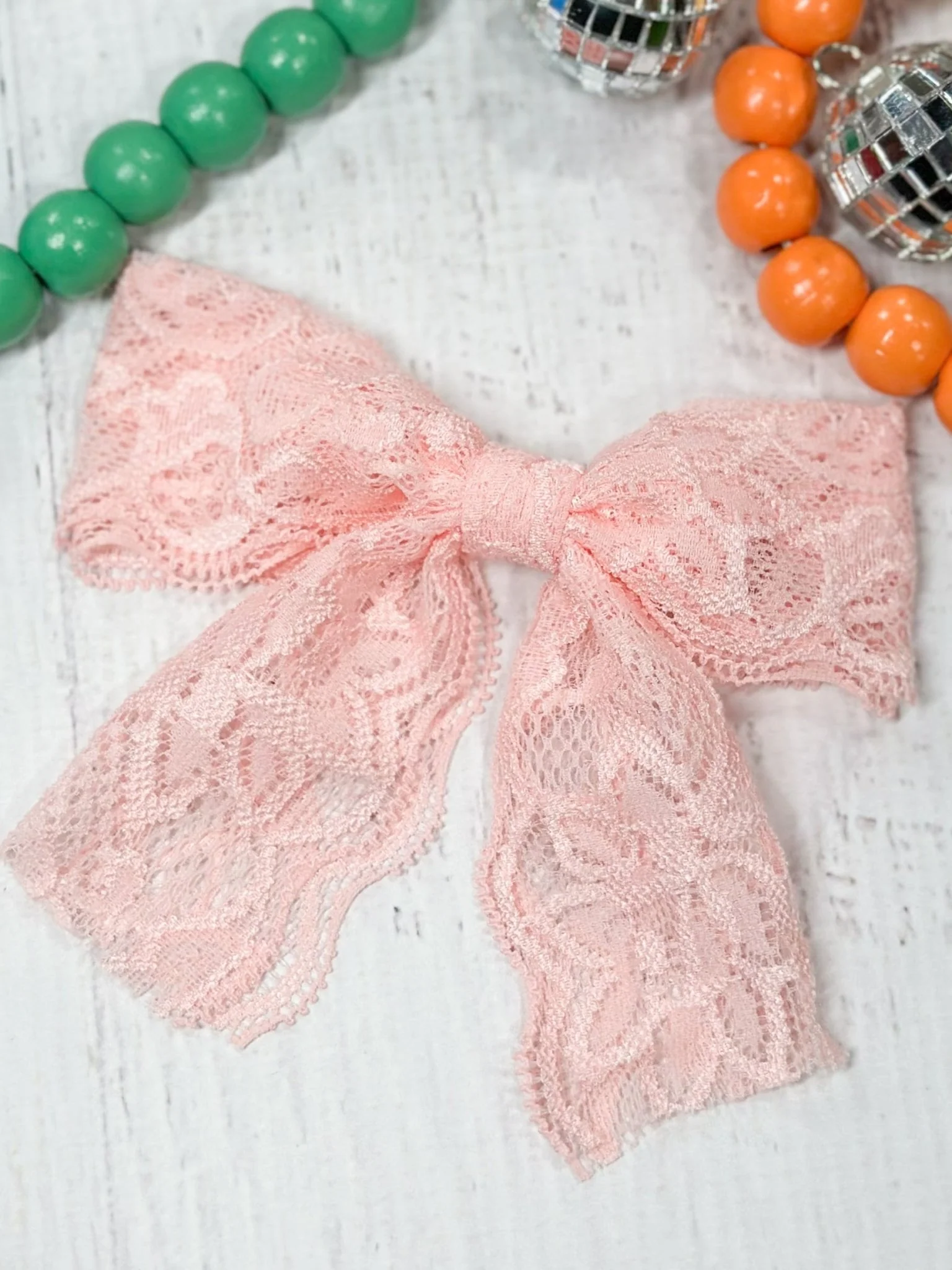 Lace Hair Bow - Image 6