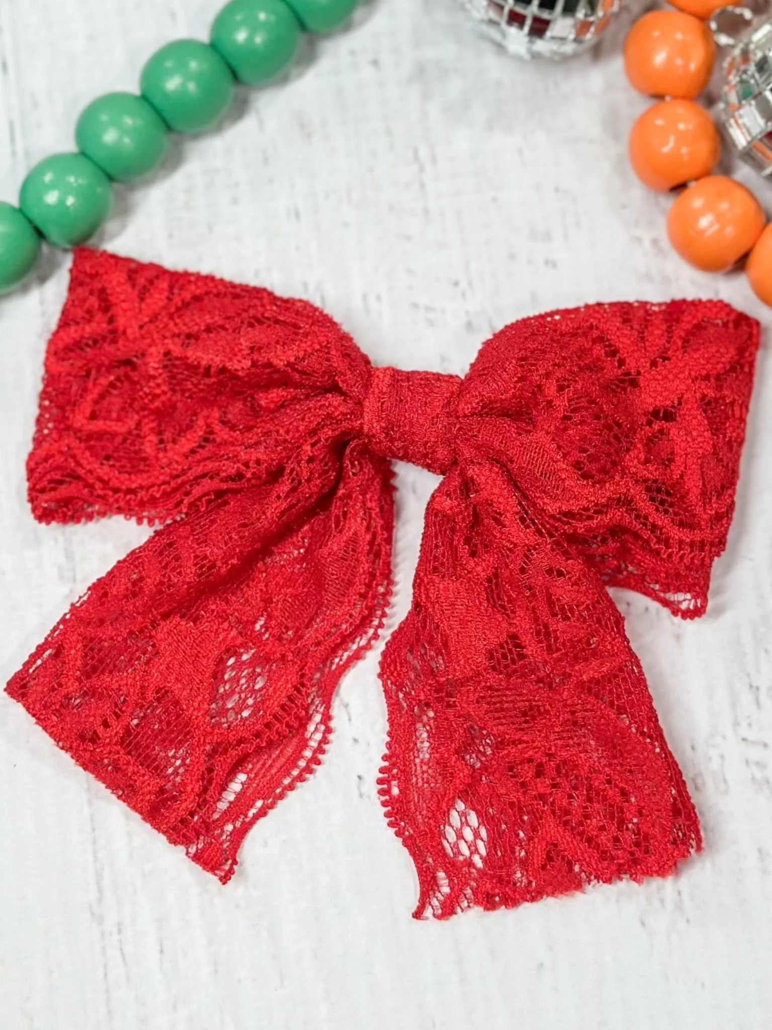 Lace Hair Bow - Image 8