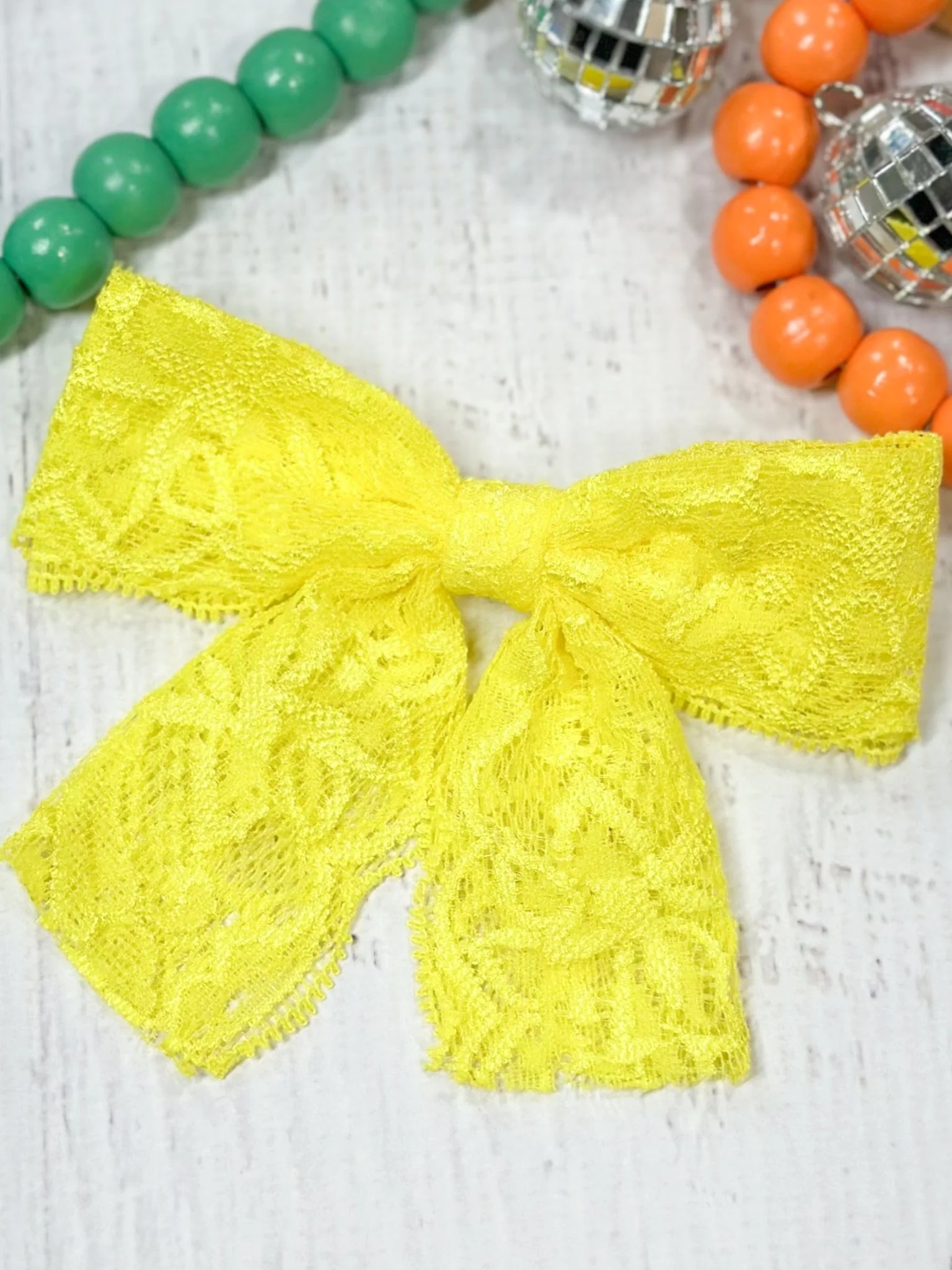 Lace Hair Bow - Image 9