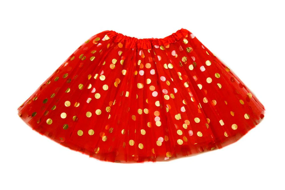 Clearance Gold Dot Tutu Skirt | Baby, Girl, Teen, Adult to Plus Size | Classic Tutus - Image 10