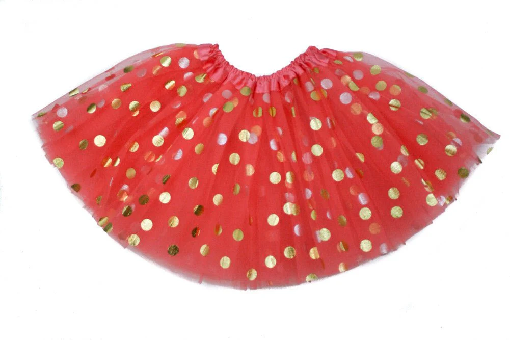 Clearance Gold Dot Tutu Skirt | Baby, Girl, Teen, Adult to Plus Size | Classic Tutus - Image 13