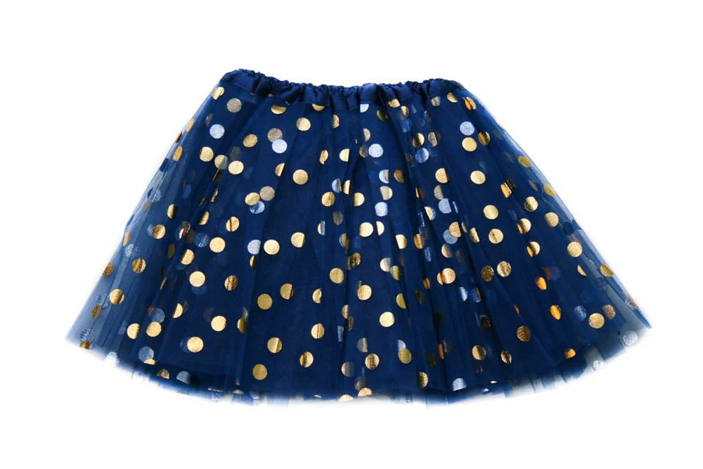 Clearance Gold Dot Tutu Skirt | Baby, Girl, Teen, Adult to Plus Size | Classic Tutus - Image 5