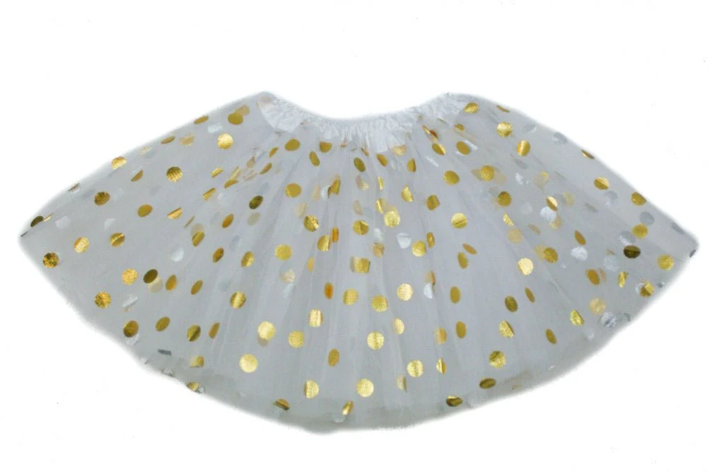 Clearance Gold Dot Tutu Skirt | Baby, Girl, Teen, Adult to Plus Size | Classic Tutus - Image 7