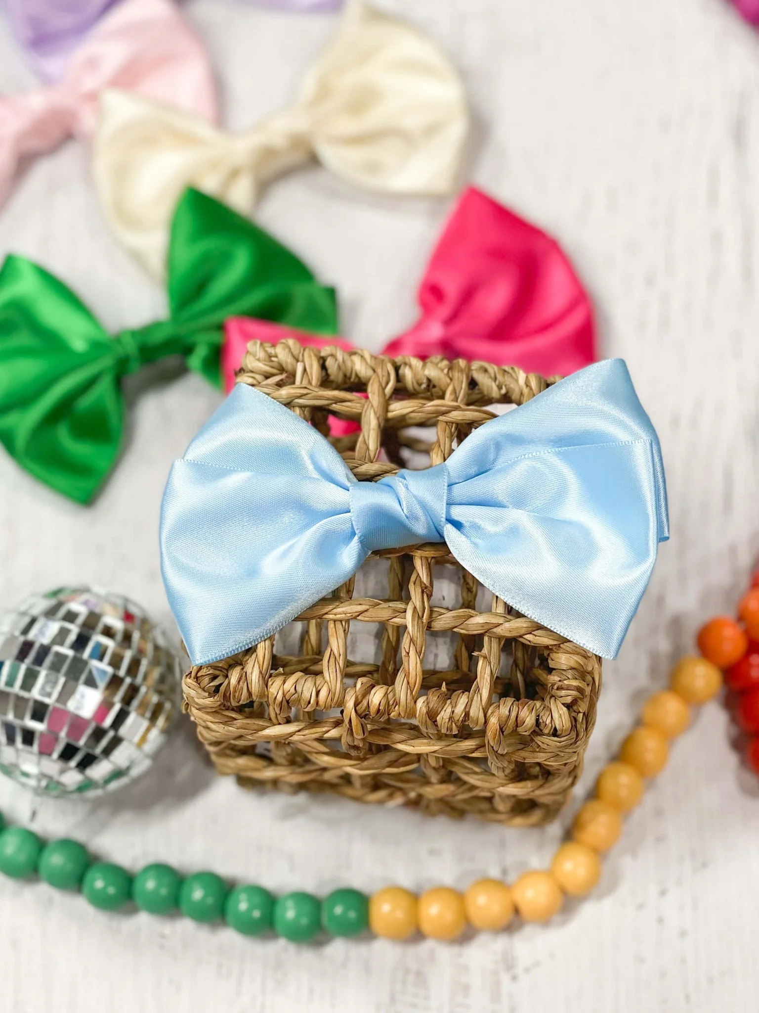 Satin Hair Bow - Image 11