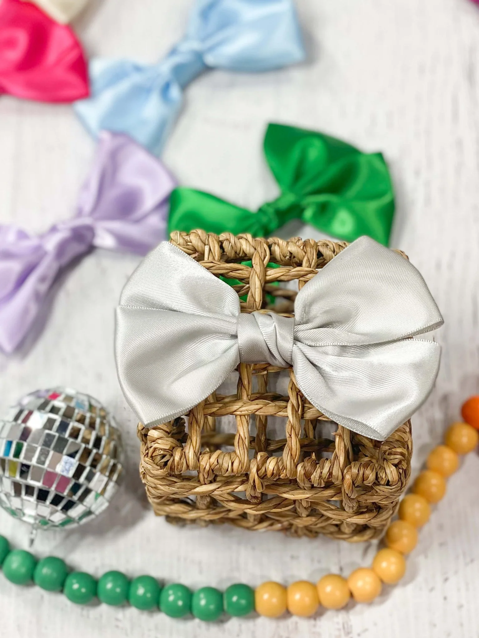 Satin Hair Bow - Image 13
