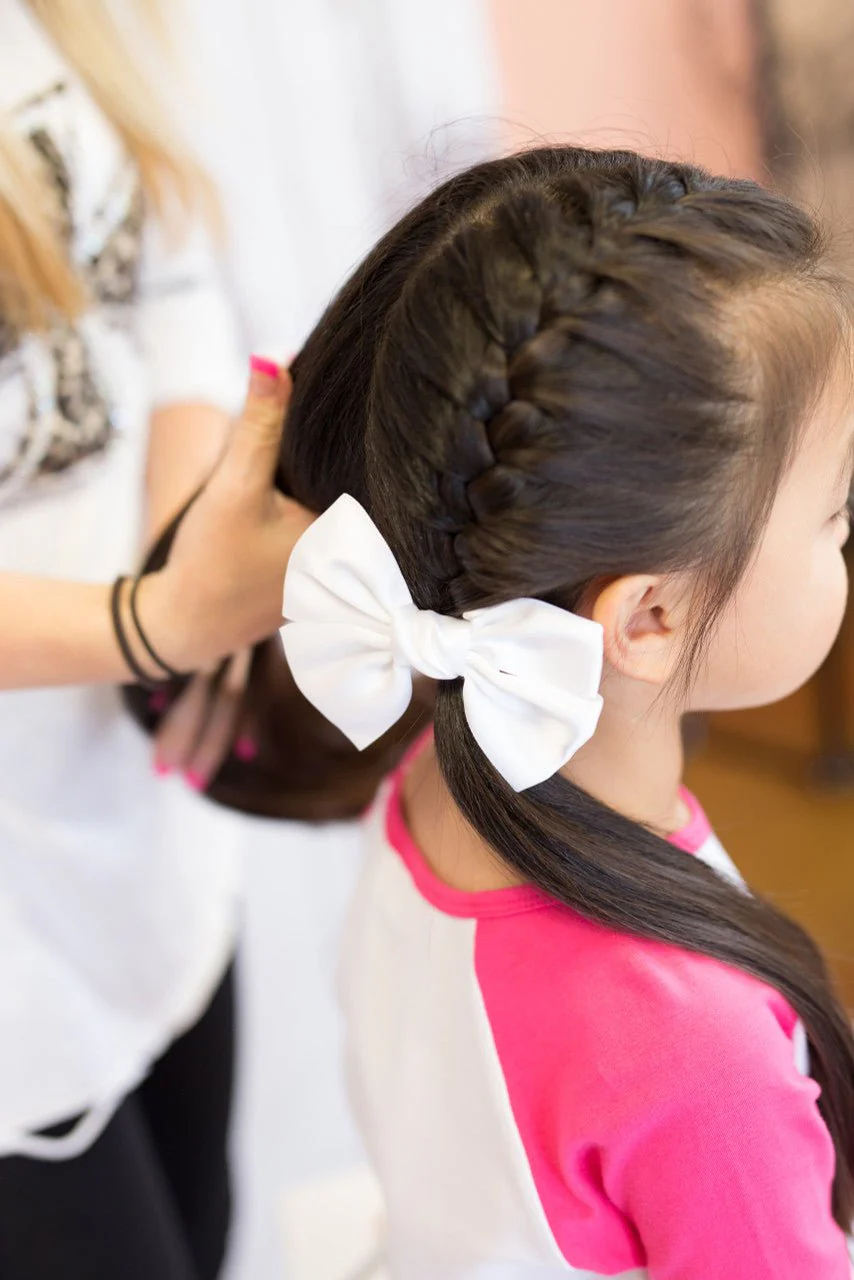 Satin Hair Bow - Image 3