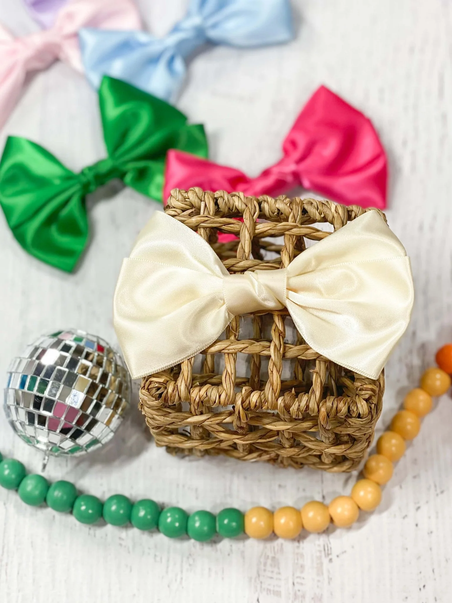 Satin Hair Bow - Image 5