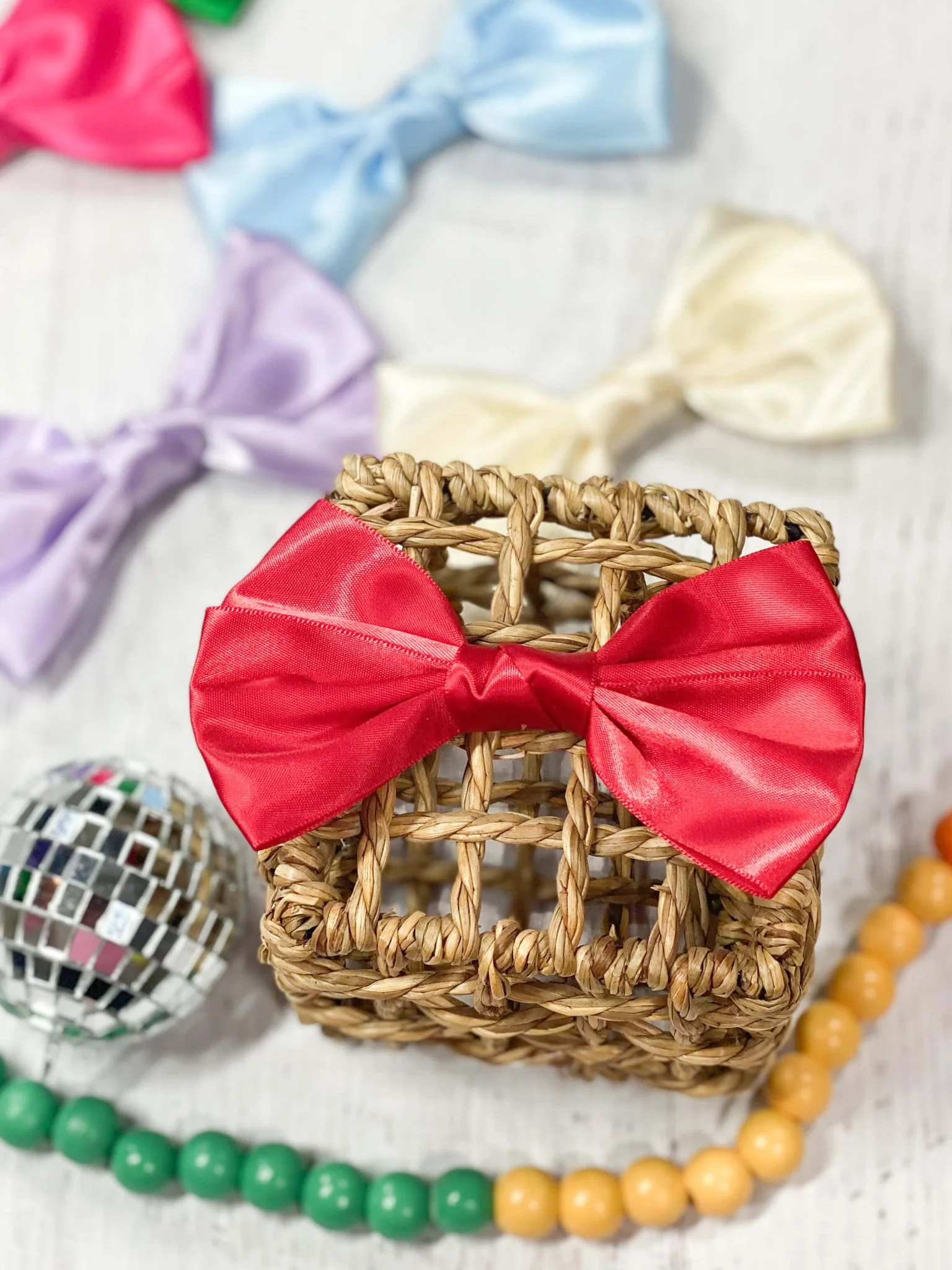 Satin Hair Bow - Image 7