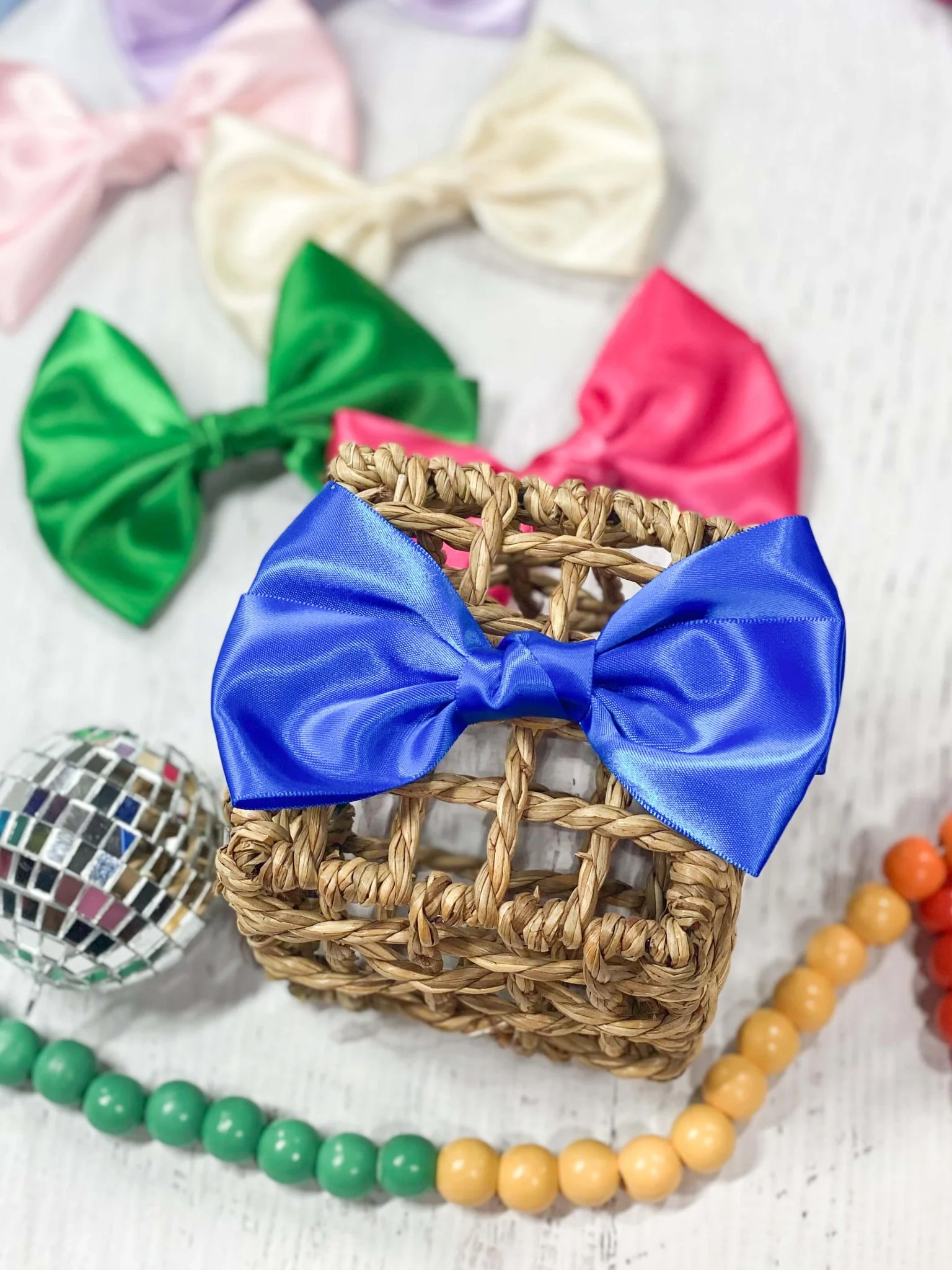 Satin Hair Bow - Image 9