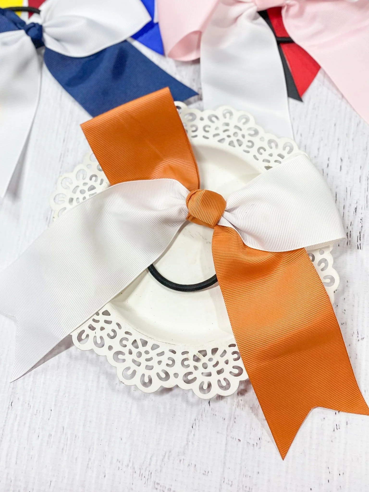 School Spirit Cheer Bows - Pony O - 6" - Image 6