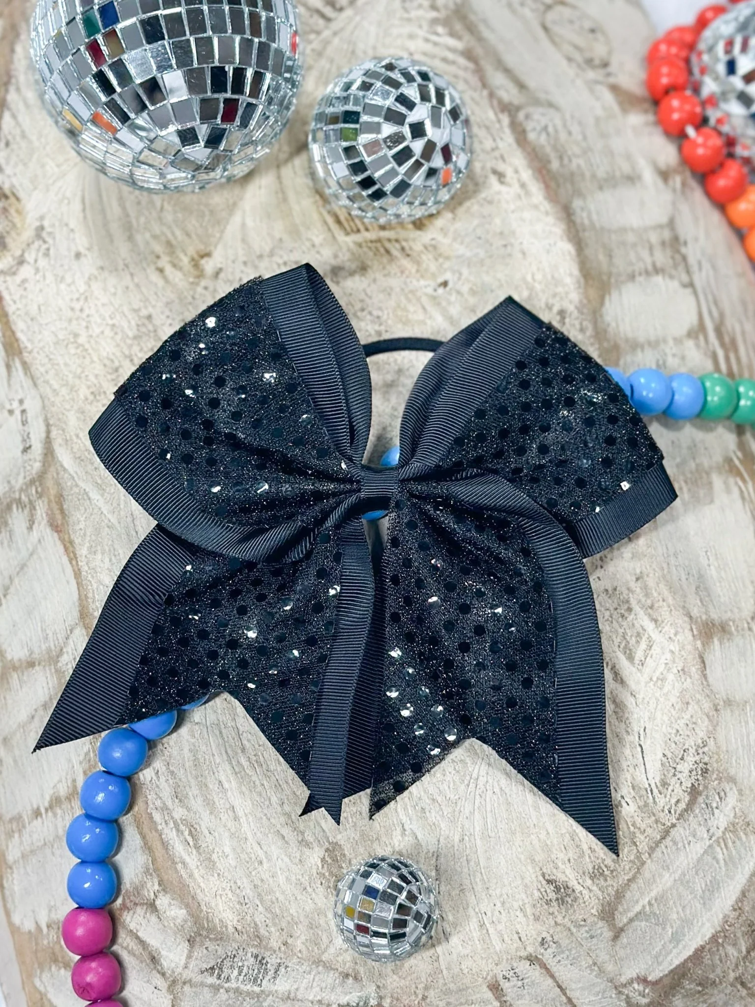 Sequin Cheer Hair Bows - Image 10