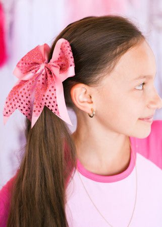 Sequin Cheer Hair Bows - Image 5