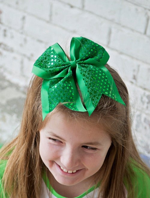 Sequin Cheer Hair Bows - Image 6