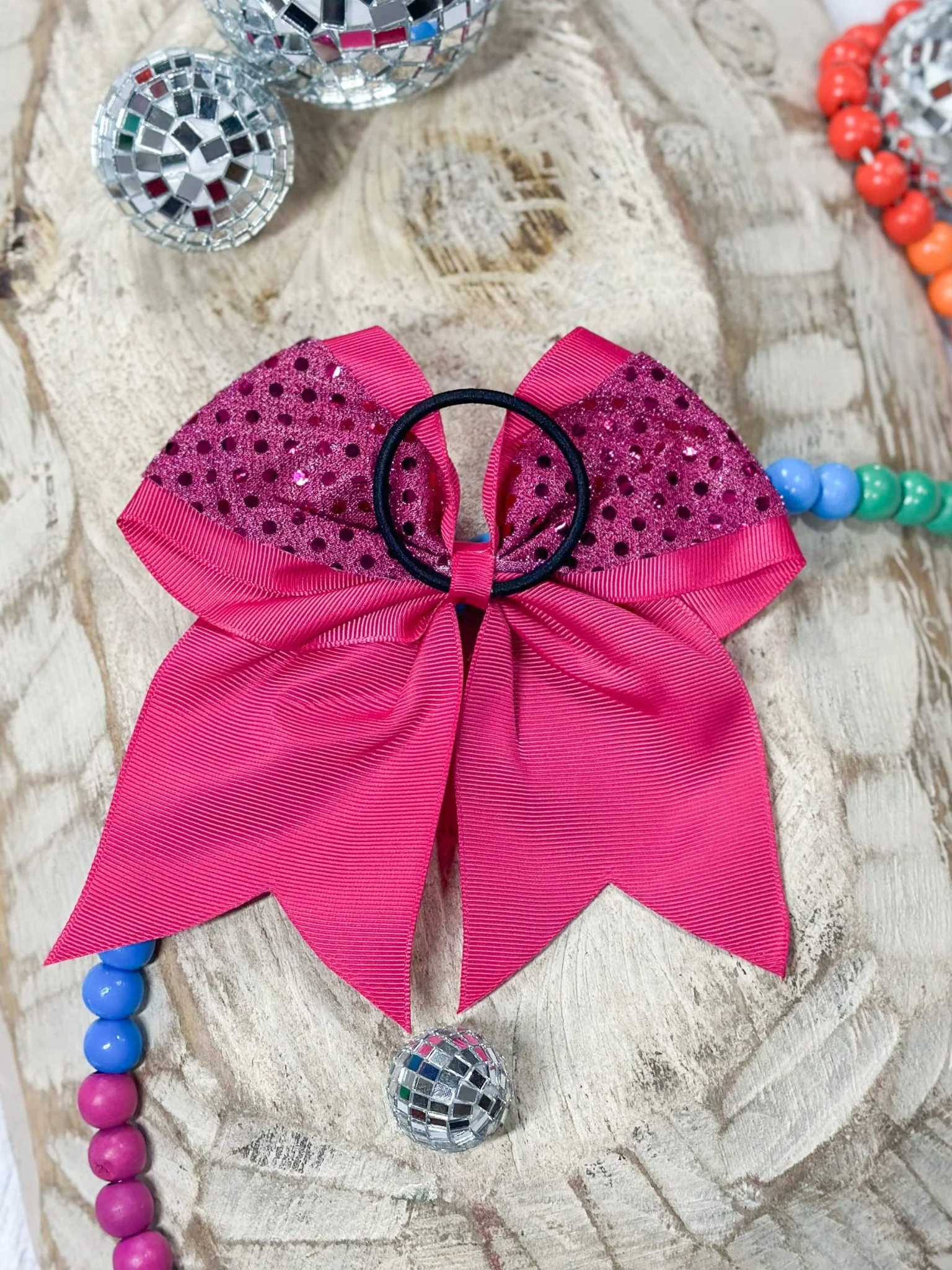 Sequin Cheer Hair Bows - Image 8