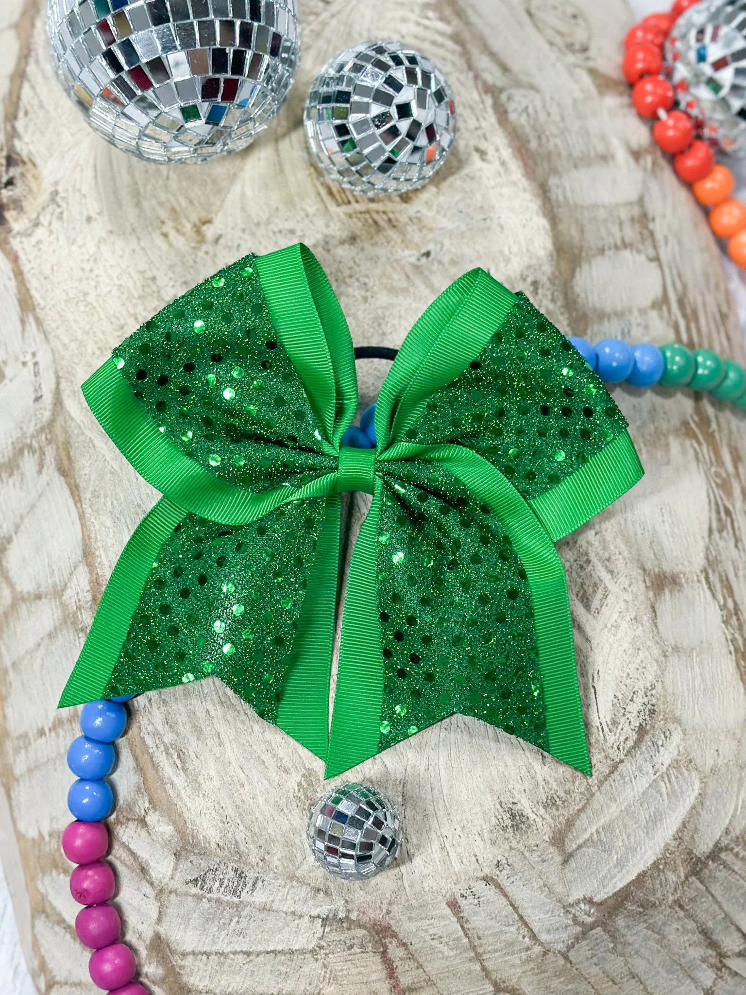 Sequin Cheer Hair Bows - Image 9