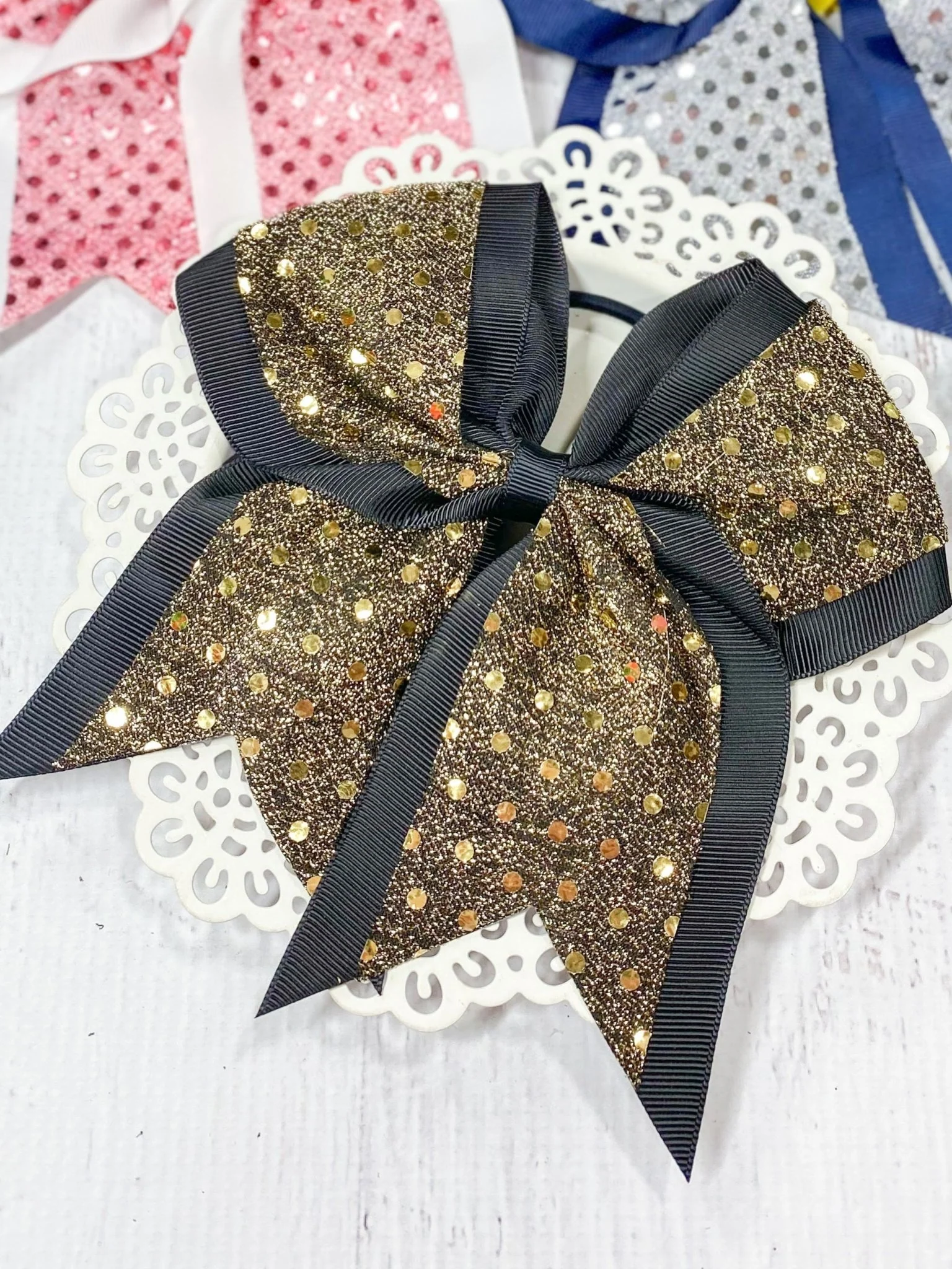 Sequin School Spirit Cheer Bow - Pony-O - Image 12
