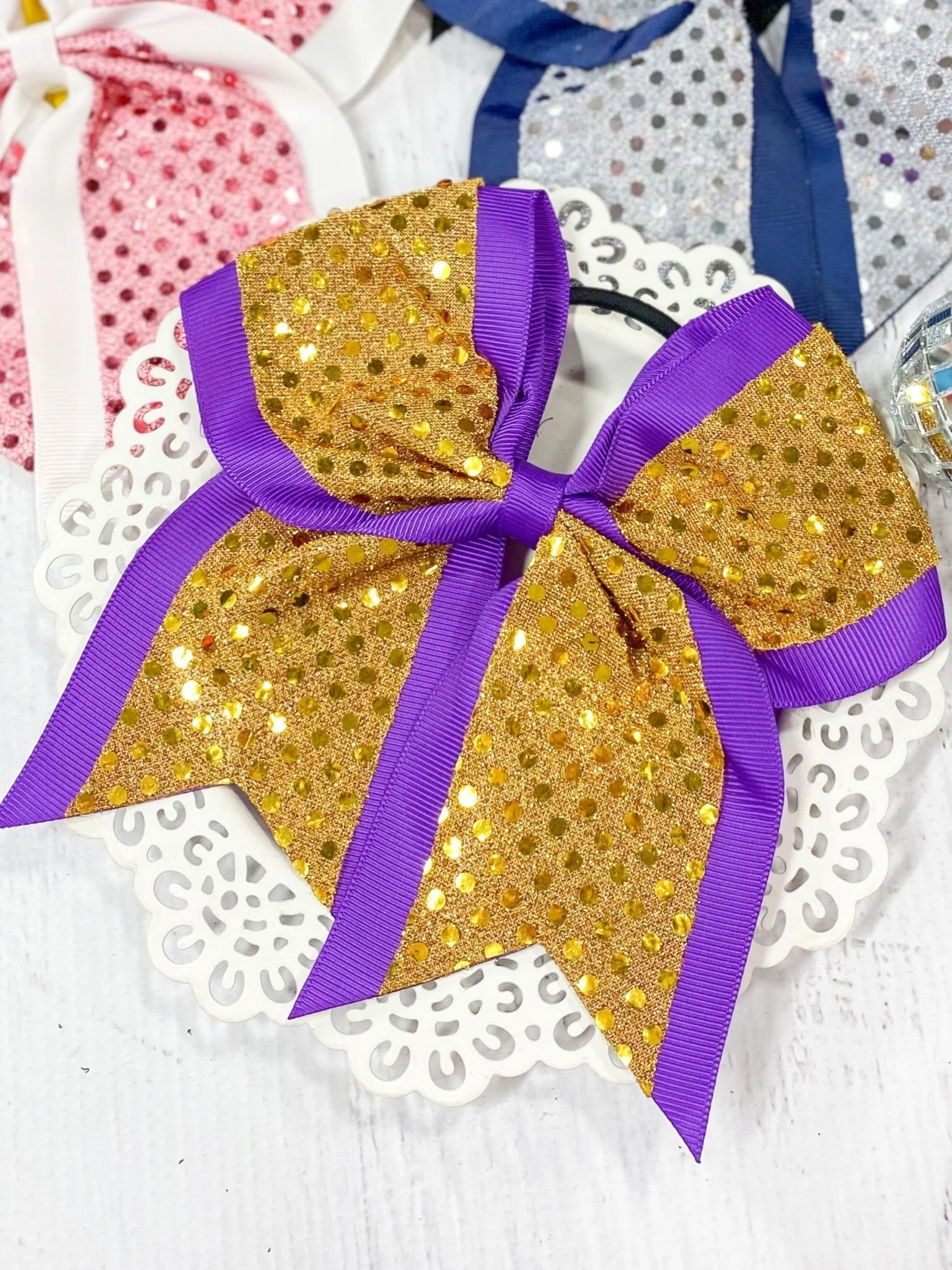 Sequin School Spirit Cheer Bow - Pony-O - Image 14