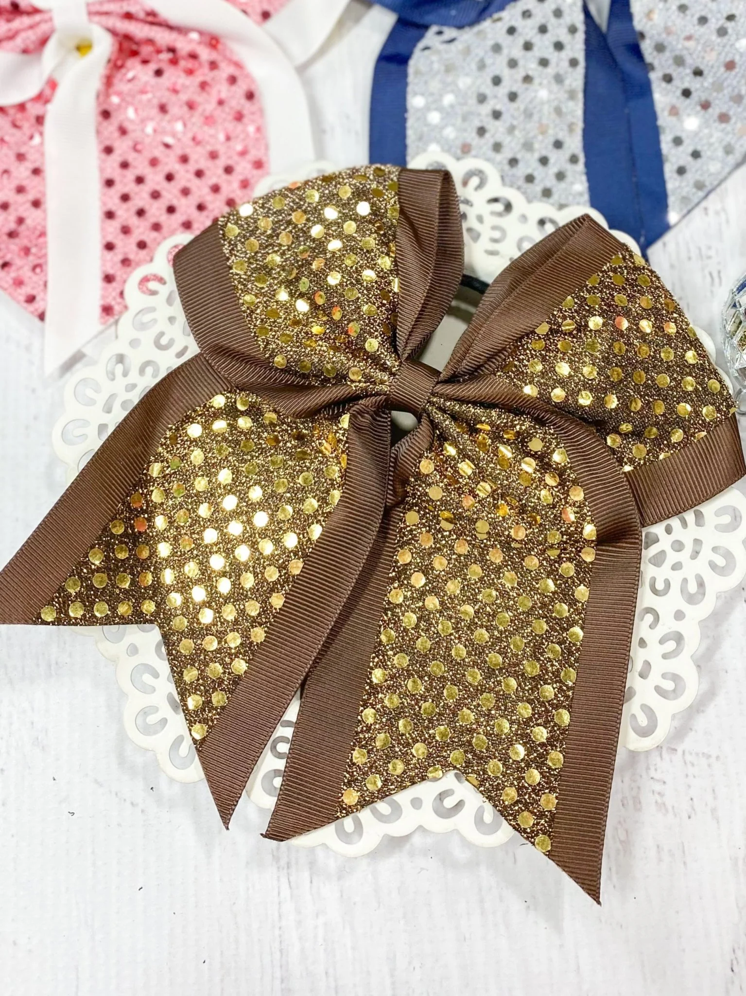 Sequin School Spirit Cheer Bow - Pony-O - Image 16
