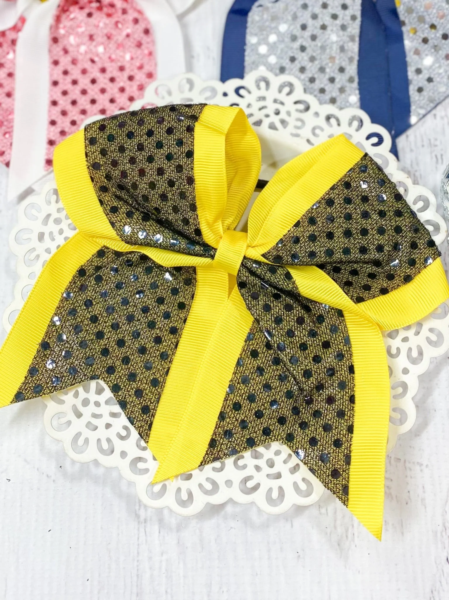 Sequin School Spirit Cheer Bow - Pony-O - Image 20