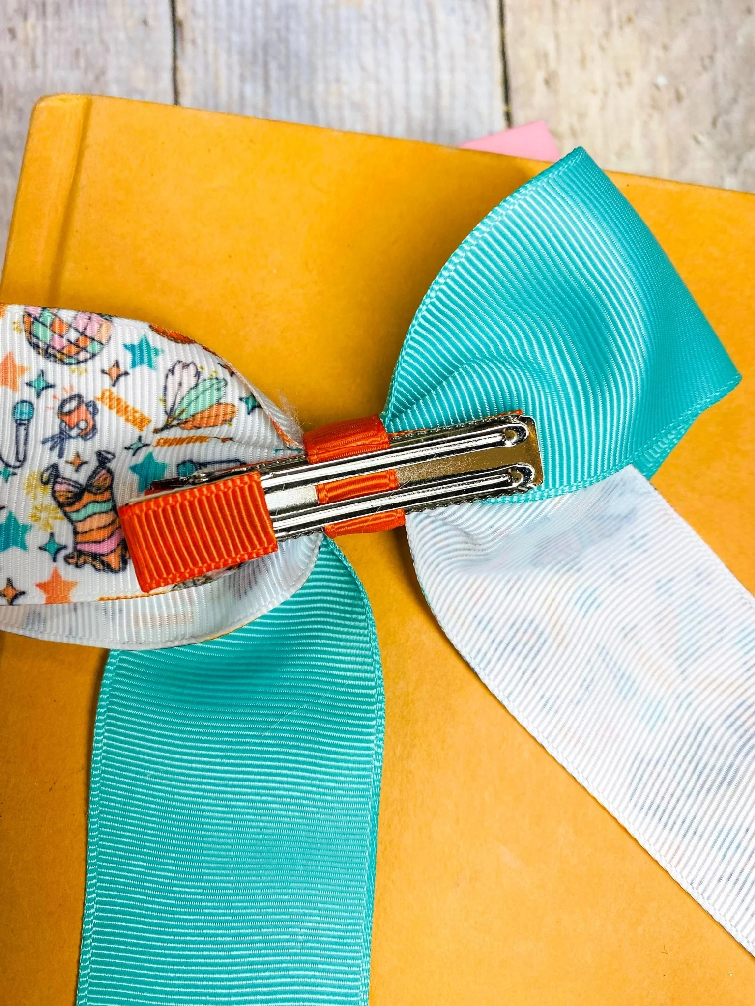 Showgirl Era Long Ribbon Hair Bow | Alligator Clip - Image 4