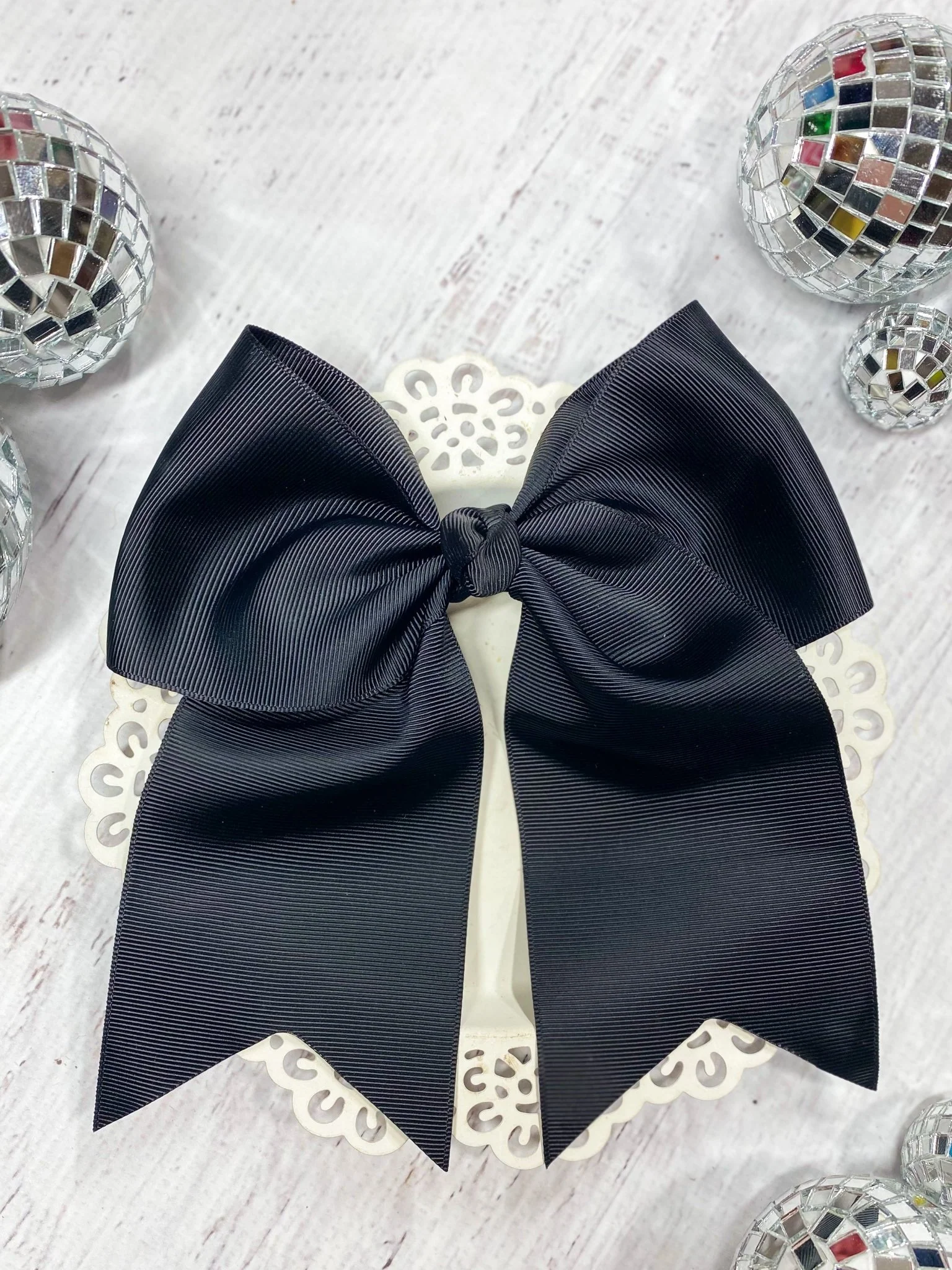 6" Solid Cheer Bow | Pony-O - Image 6