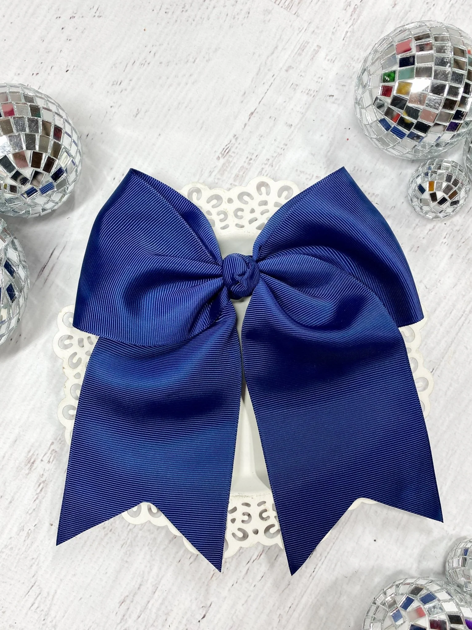 6" Solid Cheer Bow | Pony-O - Image 7