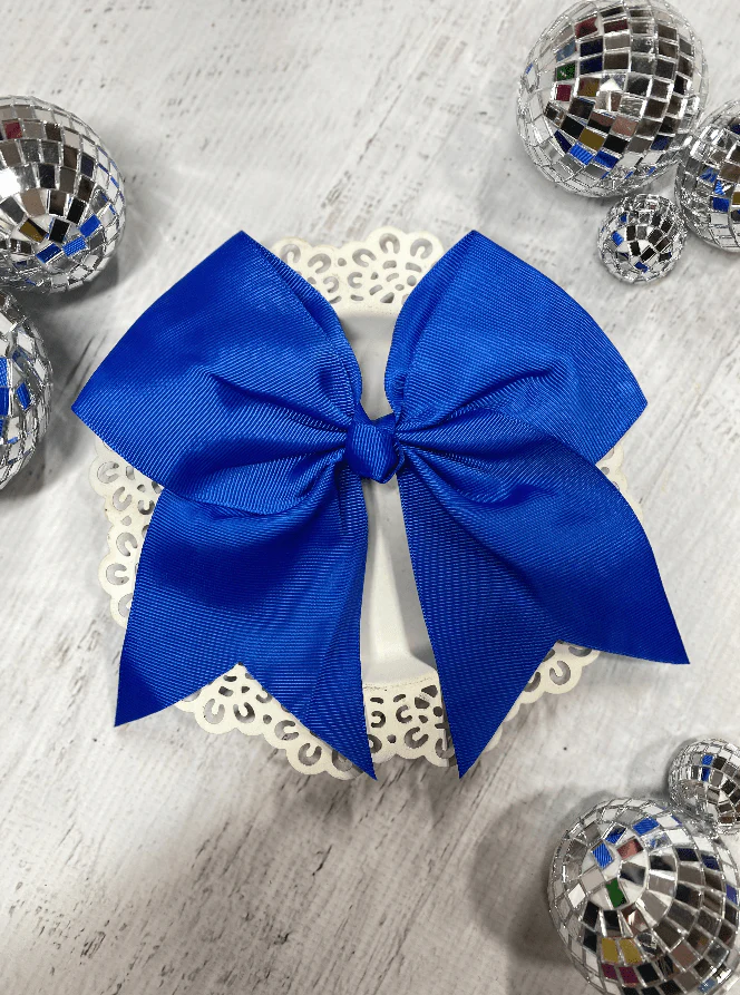 6" Solid Cheer Bow | Pony-O - Image 8