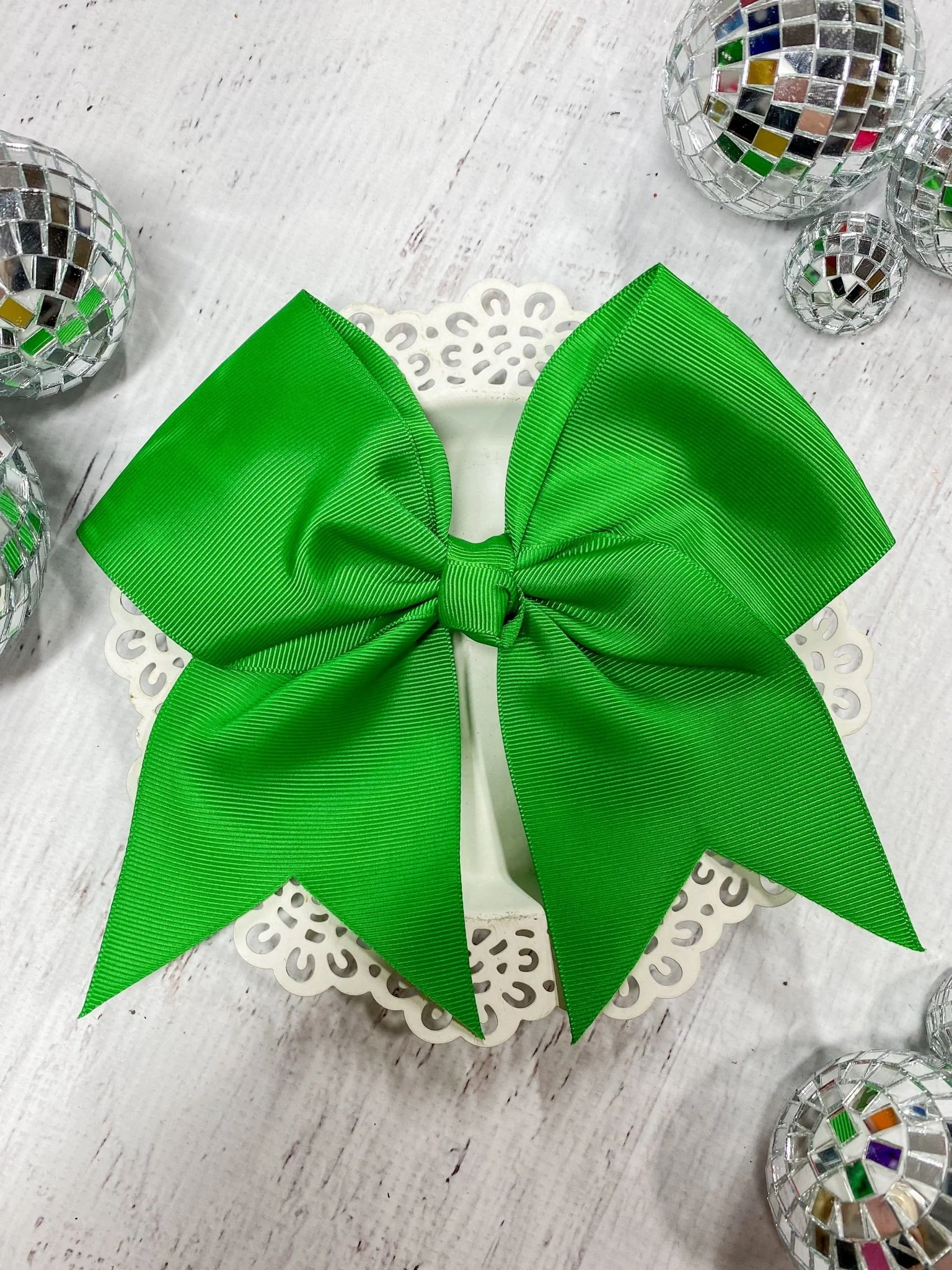 6" Solid Cheer Bow | Pony-O - Image 9