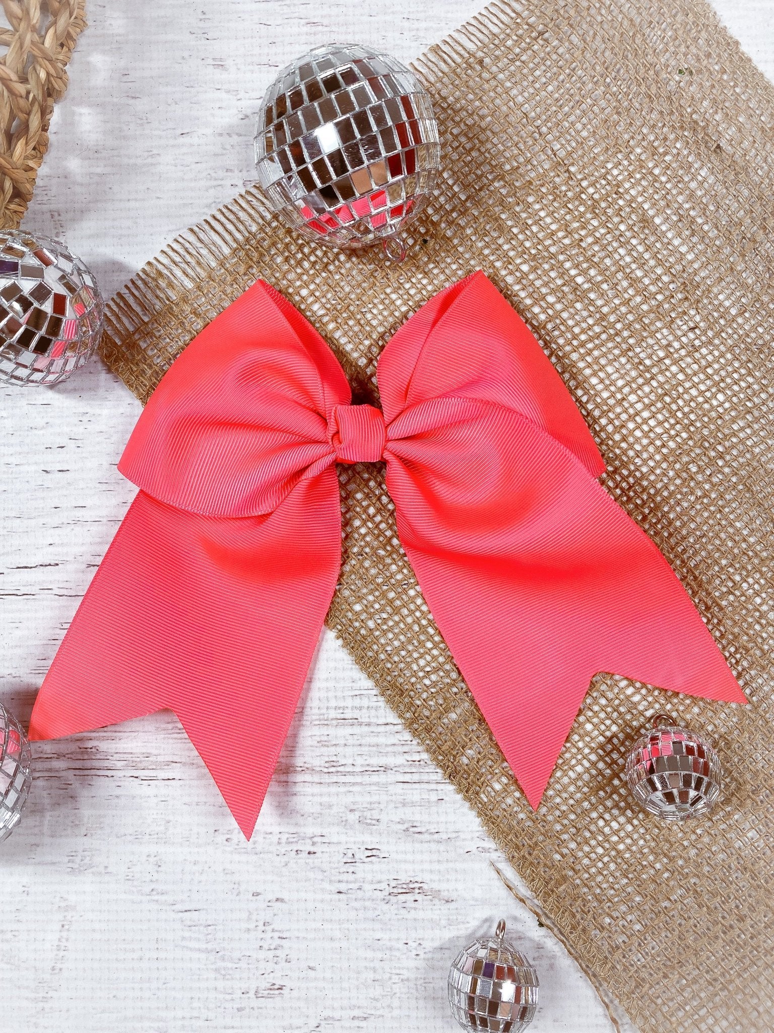 6" Solid Cheer Bow | Alligator Clip - Image 18