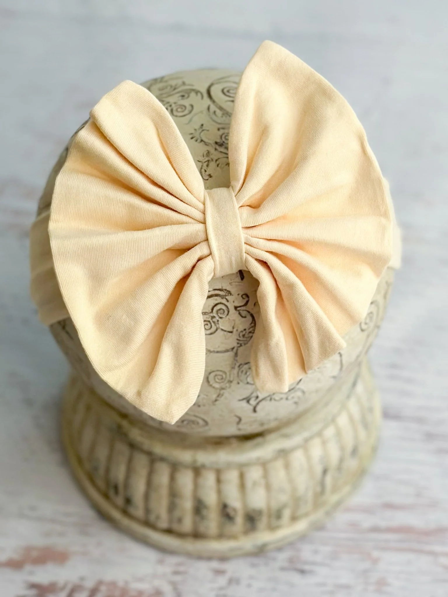 Solid Fabric Bow Headbands - Image 12