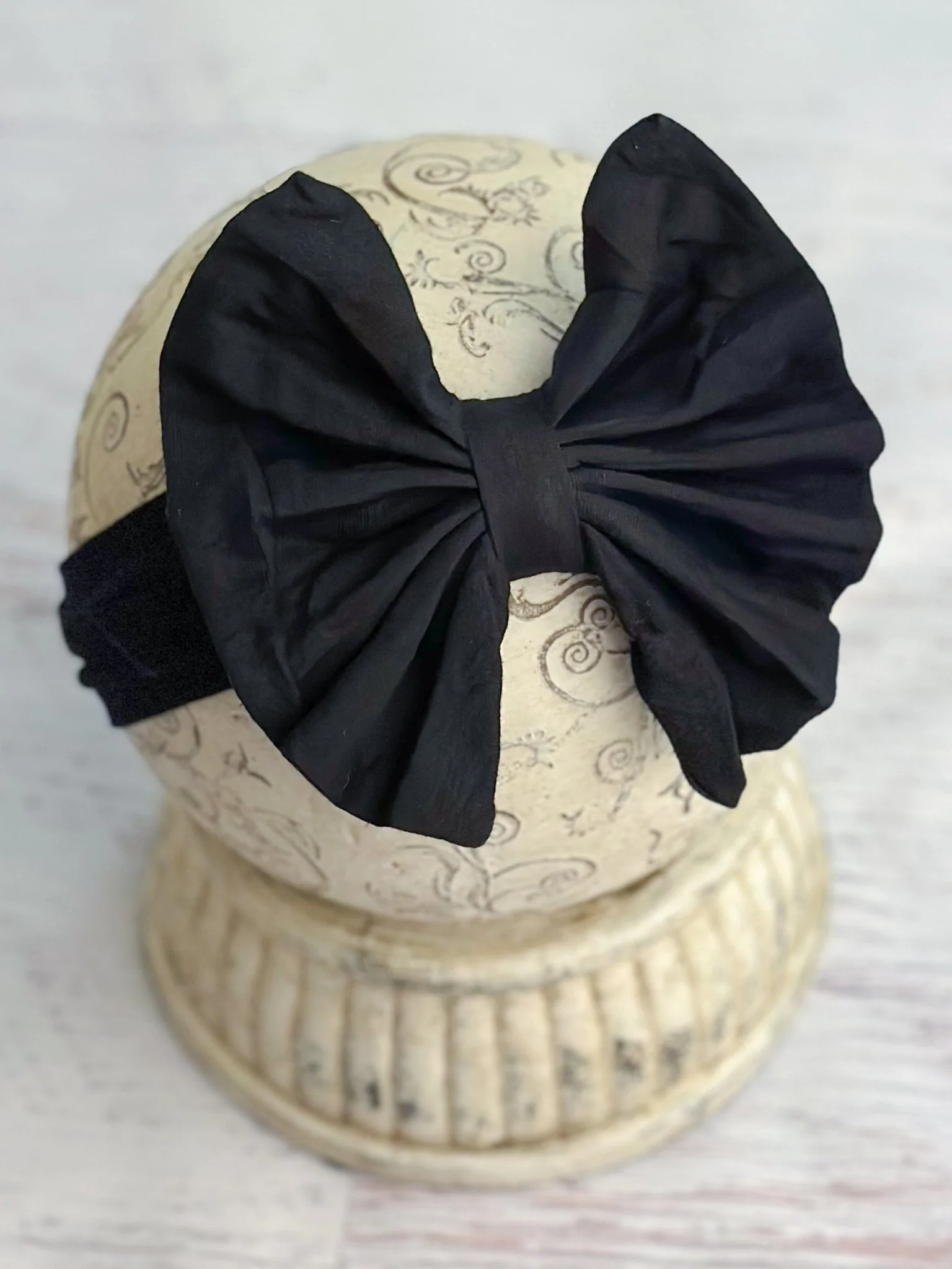 Solid Fabric Bow Headbands - Image 13