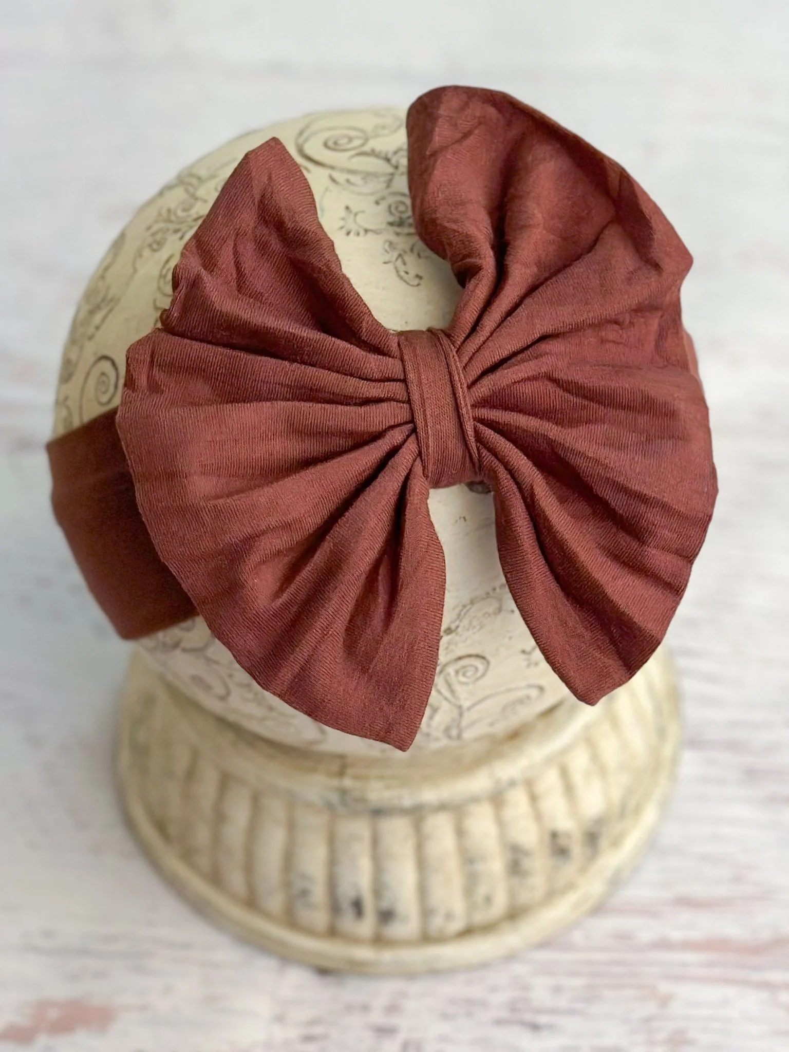 Solid Fabric Bow Headbands - Image 16