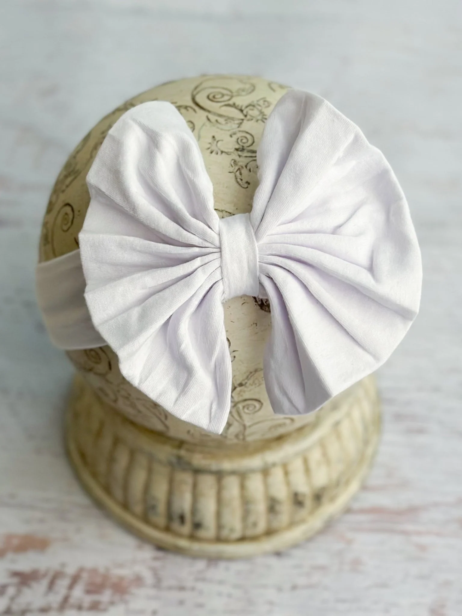Solid Fabric Bow Headbands - Image 3