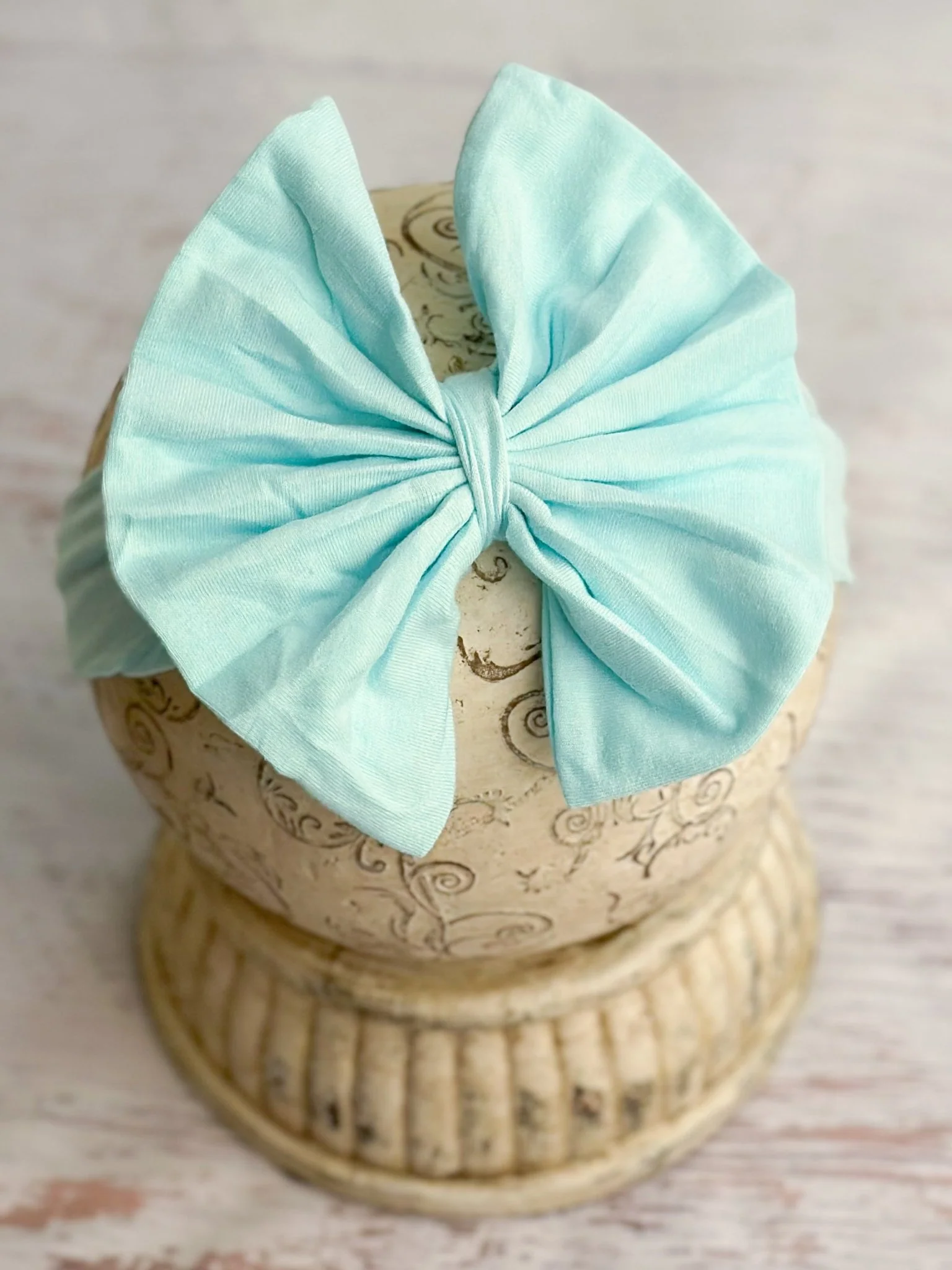 Solid Fabric Bow Headbands - Image 4
