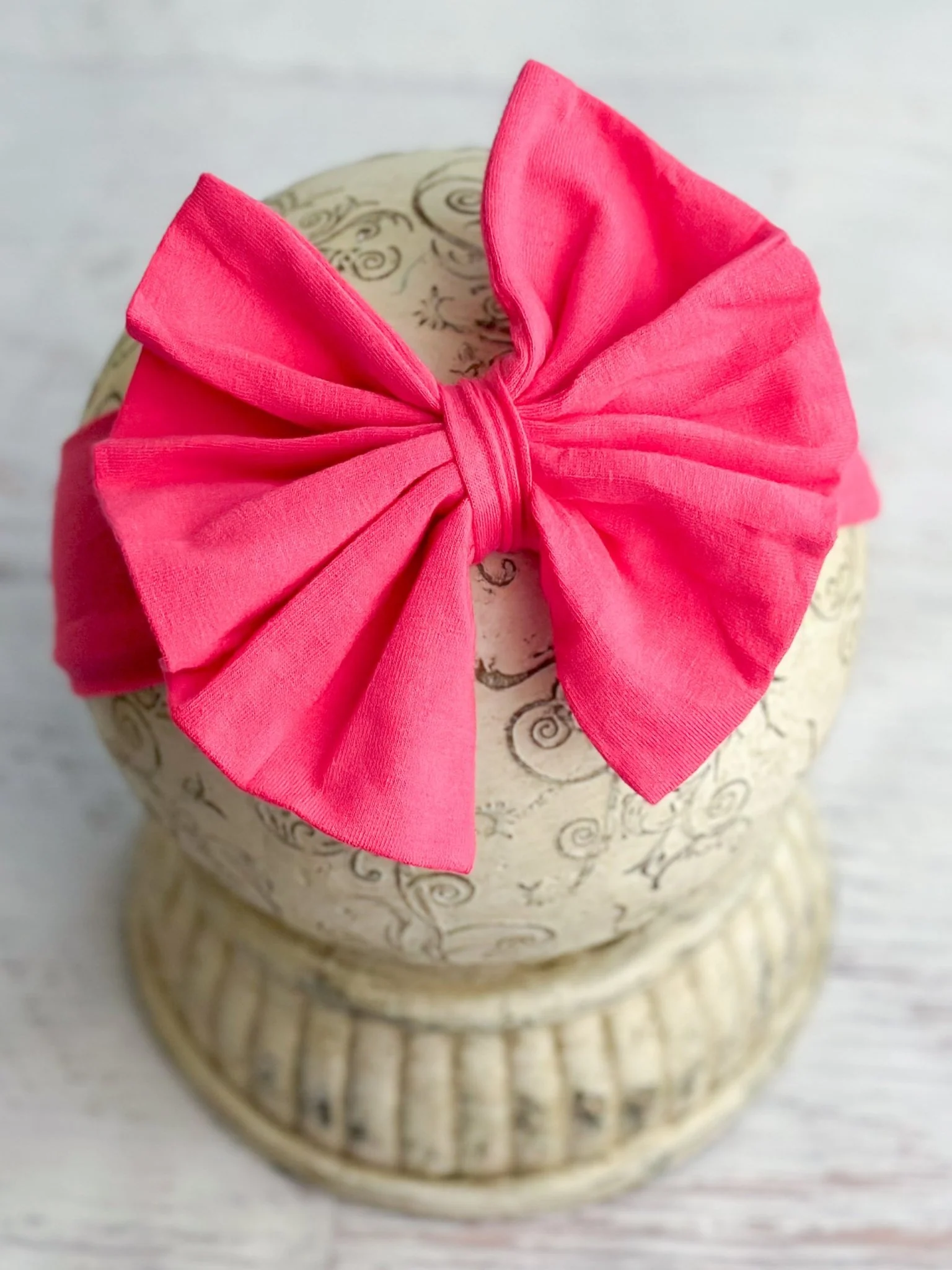 Solid Fabric Bow Headbands - Image 6