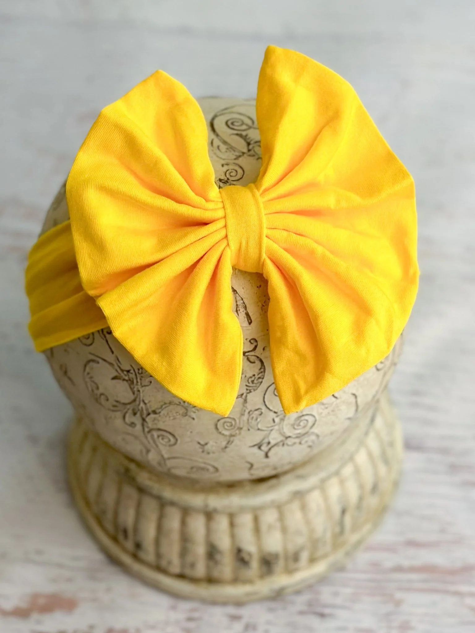 Solid Fabric Bow Headbands - Image 8